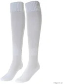 Piłka nożna - Iskierka GETRY PIŁKARSKIE SENIOR 42-44 białe 36053 36053 - miniaturka - grafika 1