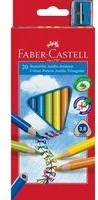 Faber-Castell Kredki Jumbo trójkątne 20 kolorów + temperówka - Kredki, ołówki, pastele i pisaki - miniaturka - grafika 2