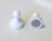 Akcesoria do tablic - Allboards Magnes do tablic PIONEK - biały MSB19x25 - miniaturka - grafika 1