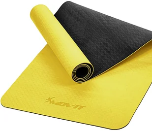 Movit ŻÓŁTA MATA TPE 190x100x0,6cm DO GIMNASTYKI FITNESS - Maty do ćwiczeń - miniaturka - grafika 7