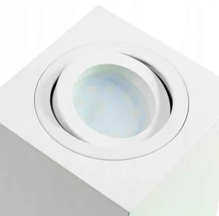 MDECO Spot LAMPA sufitowa MDECO SLP6862 metalowa OPRAWA kostka eloy biała SLP6862 - Lampy sufitowe - miniaturka - grafika 2