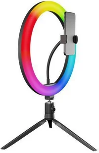 NATEC Lampa pierścieniowa NATEC Alfama RGB Ring Light 26 cm - Lampy studyjne - miniaturka - grafika 4
