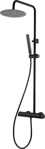 Deante NAC N1QK CASCADA NERO DESZCZOWNIA ARNIKA Z BAT MIESZACZOWĄ - Zestawy prysznicowe - miniaturka - grafika 16