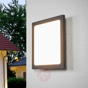 Lampenwelt com Lampa sufitowa zewnętrzna LED Mabella z czujnikiem - Lampy ogrodowe - miniaturka - grafika 4