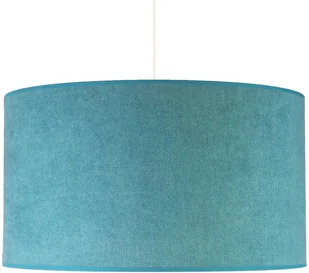 Euluna Lampa wisząca Bristol, tkany wzór, turkusowa - Lampy sufitowe - miniaturka - grafika 2