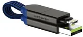 Kable USB - Rolling Square Kabel inCharge X 6v1 USB USB-C Micro USB Lightning RS-X02R) Czarny/Niebieski - miniaturka - grafika 1