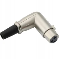 Akcesoria do CB Radia - Gniazdo Xlr Mikrofonowe Na Przewód Zatrzask 3PIN - miniaturka - grafika 1