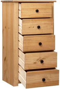 vidaXL Szafka, 46 x 40 x 89 cm, sosna, seria Panama vidaXL - Szafki do salonu - miniaturka - grafika 2