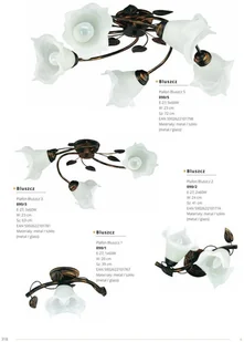 Lampex Szykowny plafon E175-Blus 090/1-C+M - Lampy sufitowe - miniaturka - grafika 5