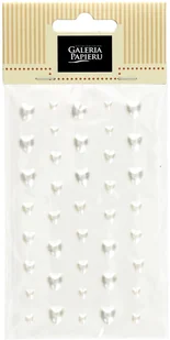 ARGO Perełki samoprzylepne SERCA 40szt. białe - Dekoratorstwo - miniaturka - grafika 2