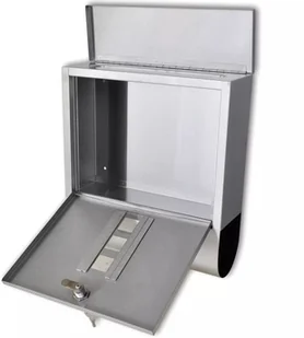 vidaXL Skrzynka na listy ze stali nierdzewnej vidaXL - Skrzynki na listy - miniaturka - grafika 3