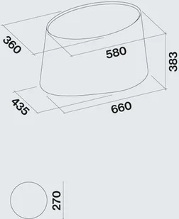 Falmec Mare E.ion Isola 66 Biały - Okapy kuchenne - miniaturka - grafika 2