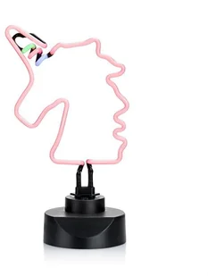 Markslojd Dzieciąca LAMPKA stojąca TEXAS 704674 dekoracyjna LAMPA neonowa LED 6W jednorożec różowy 704674 - Lampy stojące - miniaturka - grafika 2