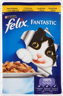 Purina Felix Kurczak w galaretce saszetka 100g 46245-uniw - Mokra karma dla kotów - miniaturka - grafika 2