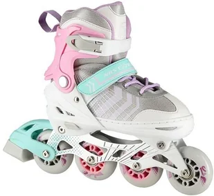 Nils EXTREME NH18192 4w1 RÓŻOWY ROZM.M(34-38) ŁYŻWOROLKI Z WYM. PŁ. FIGUROWĄ EXTREME 16-21-089 - Rolki - miniaturka - grafika 2