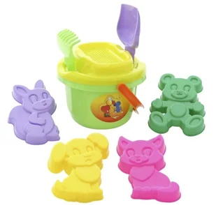 POLESIE 8945 Zestaw nr 195 wiaderko + akcesoria mix - Zabawki do piasku - miniaturka - grafika 2