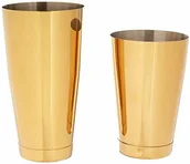 Shakery barmańskie - Barfly M37009GD Cocktail Tin, zestaw (18 oz and 28 oz), złoty - miniaturka - grafika 1
