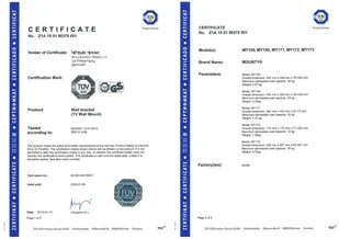 MOUNTY KOMPAKTOWY UCHWYT WIESZAK ŚCIENNY DO TV LCD PLAZMY - Uchwyty do telewizora - miniaturka - grafika 7