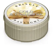 Świece - Kringle Candle Gold & Cashmere, świeca zapachowa daylight, 1 knot - miniaturka - grafika 1