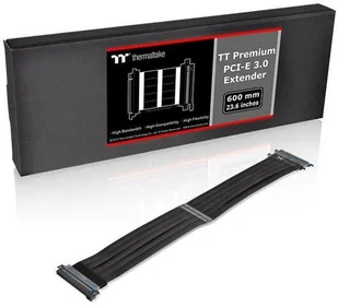 Thermaltake AC-045-CN1OTN-C1 PCI Express Extender, PCIe 16 X, czarnym przewodem, czarny 600mm AC-050-CO1OTN-C1 - Kable komputerowe i do monitorów - miniaturka - grafika 8