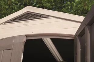 Keter Domek narzędziowy Factor, kremowy, 256,5x182x243 cm - Altany ogrodowe - miniaturka - grafika 9