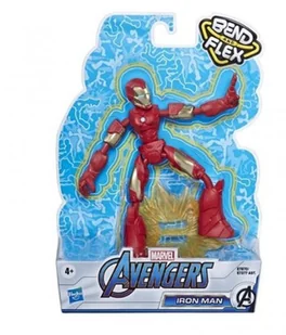 Hasbro Figurka Avengers Band and Flex Iron Man - Figurki dla dzieci - miniaturka - grafika 3