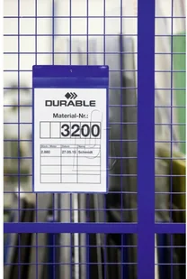 Durable Magnetyczna kieszeń magazynowa Durable Plus A4 pionowa 10 szt. 174707 - Artykuły do ekspozycji w sklepie - miniaturka - grafika 3