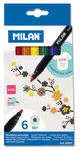 MILAN Flamastry do tkanin 6 kolorów - Flamastry - miniaturka - grafika 4