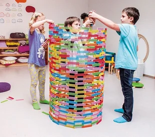 Piatnik Klocki Bioblo 100 klocków Ocean Mix 640316 - Klocki - miniaturka - grafika 5