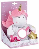Maskotki i pluszaki - Jemini 023725 pluszowy jednorożec z aktywnościami, biały/różowy 023725 - miniaturka - grafika 1