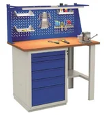 Stoły warsztatowe - Valberg Stół warsztatowy WT 120.WS6/F2.021 WT 120.WS6/F2.021 - miniaturka - grafika 1