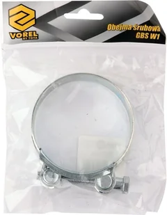 VOREL Obejma opaska śrubowa zaciskowa ocynkowana GBS W1 74-79mm - Akcesoria do urządzeń ogrodniczych - miniaturka - grafika 2
