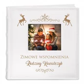 Albumy fotograficzne - NA Murrano Album Rodzinny GRAWER Prezent Święta Zimowe wspomnienia ALB-SO-WH-CO2-019 - miniaturka - grafika 1