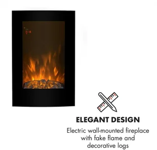 Klarstein Lausanne Vertical 2000W pilot - Kominki elektryczne - miniaturka - grafika 3