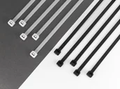 Inne mocowania - Opaska zaciskowa, trytka 100x2,5mm czarna Dantom - miniaturka - grafika 1