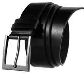 Paski - Cavaldi 4U skórzany unisex pasek czarny - miniaturka - grafika 1
