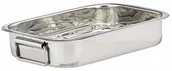 Miski i półmiski - Relaxdays , naczynie do pieczenia z rdzą, stal szlachetna, nadaje się do piekarnika misa szwedzka, nadaje się do mycia w zmywarce, srebro, s 10023739_112 - miniaturka - grafika 1