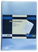 Koszulki na dokumenty - Idena 376003  przezroczystych koszulek, z folii PP, dostępne w wielu rozmiarach, otwór na górze i po prawej stronie, trwały, grubość folii 0,09 MM Din4, 100 sztuk, dostępne w wielu rozmiarach 376003 - miniaturka - grafika 1