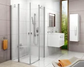 Kabiny prysznicowe - Ravak Chrome CRV2-90 + Transparent 1QV70100Z1 1QV70100Z1 - miniaturka - grafika 1