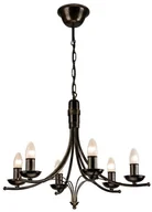 Lampy sufitowe - Lamkur Żyrandol na łańcuchu LUCA 6xE14/40W/230V - miniaturka - grafika 1