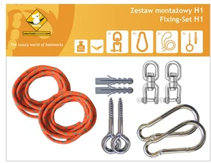 Akcesoria montażowe KOALA Zestaw montażowy H1 do hamaków koala/zh1_16 - Inne mocowania - miniaturka - grafika 5