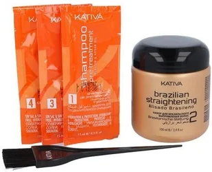 Kativa Zestaw Straightening kuracja keratynowa z arganem do wygładzania i prosto - Odżywki do włosów - miniaturka - grafika 4