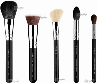 Sigma CLASSIC FACE BRUSH SET - 5 TOP-RATED BRUSHES - Zestaw 5 pędzli do makijażu - Pędzle do makijażu - miniaturka - grafika 2