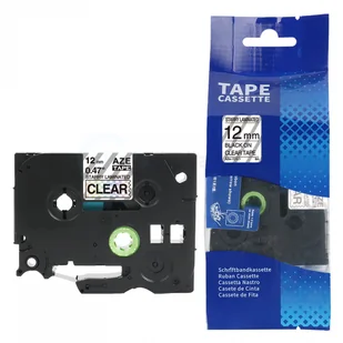 Brother strefadrukarek.pl Taśma TZe-131L1 12mm x 8m przeźroczysta w kratkę czarny nadruk - zamiennik | OSZCZĘDZAJ DO 80% - ZADZWOŃ! 730811399 PROMOCJA! TZE-131L1 - Etykiety do drukarek - miniaturka - grafika 3