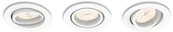 Pozostałe oświetlenie - Philips enneper reflektor do zabudowy, 3 sztuki, trzonek GU10, biały, 6.00 x 4.00 x 15.00 cm 5018331PN - miniaturka - grafika 1