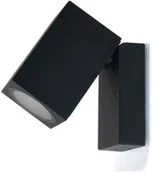 Lampy ogrodowe - LVT LAMPA / OPRAWA ELEWACYJNA LED RHINO CZARNA OO0942 - miniaturka - grafika 1