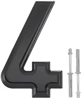 Numery na dom - HSI Numery domów 4 tworzywo sztuczne czarna 160 MM 1 szt. - miniaturka - grafika 1