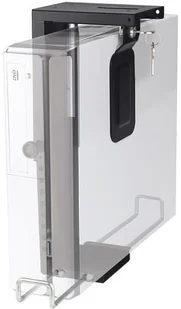 Newstar NewStar CPU-D075BLACK/LK UCHWYT NA PC PODWIESZANY Z ZAMKIEM TLNSTLACLKD075B - Akcesoria na biurko - miniaturka - grafika 7