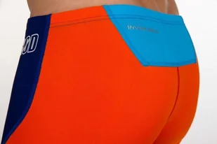 ZEROD Spodenki pływackie BOXERS Dark Blue Atoll/Orange - Pływanie - miniaturka - grafika 5
