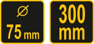 Vorel Mieszadło mieszalnik ocynkowany do fug 75 x 300mm - Mieszadła - miniaturka - grafika 3